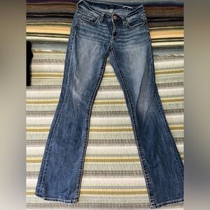 Daytrip Blue Flare Wide Leg Jeans